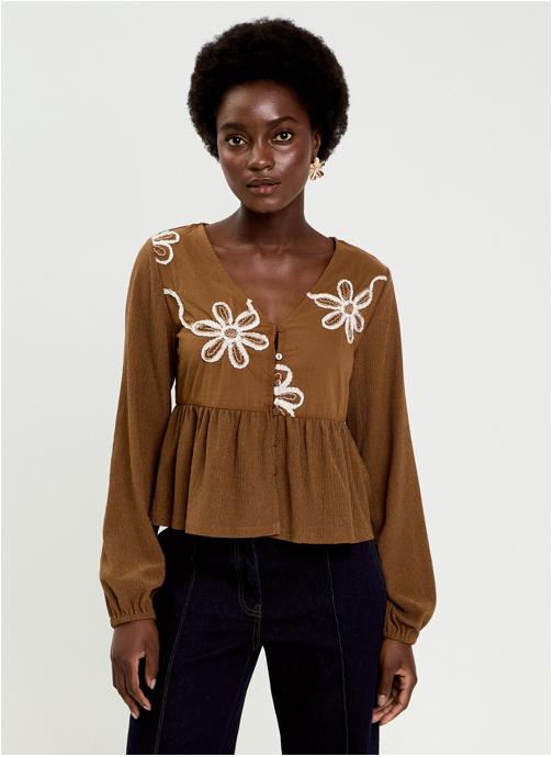 Cache Cache Blouses LBLOUBROD femme marron