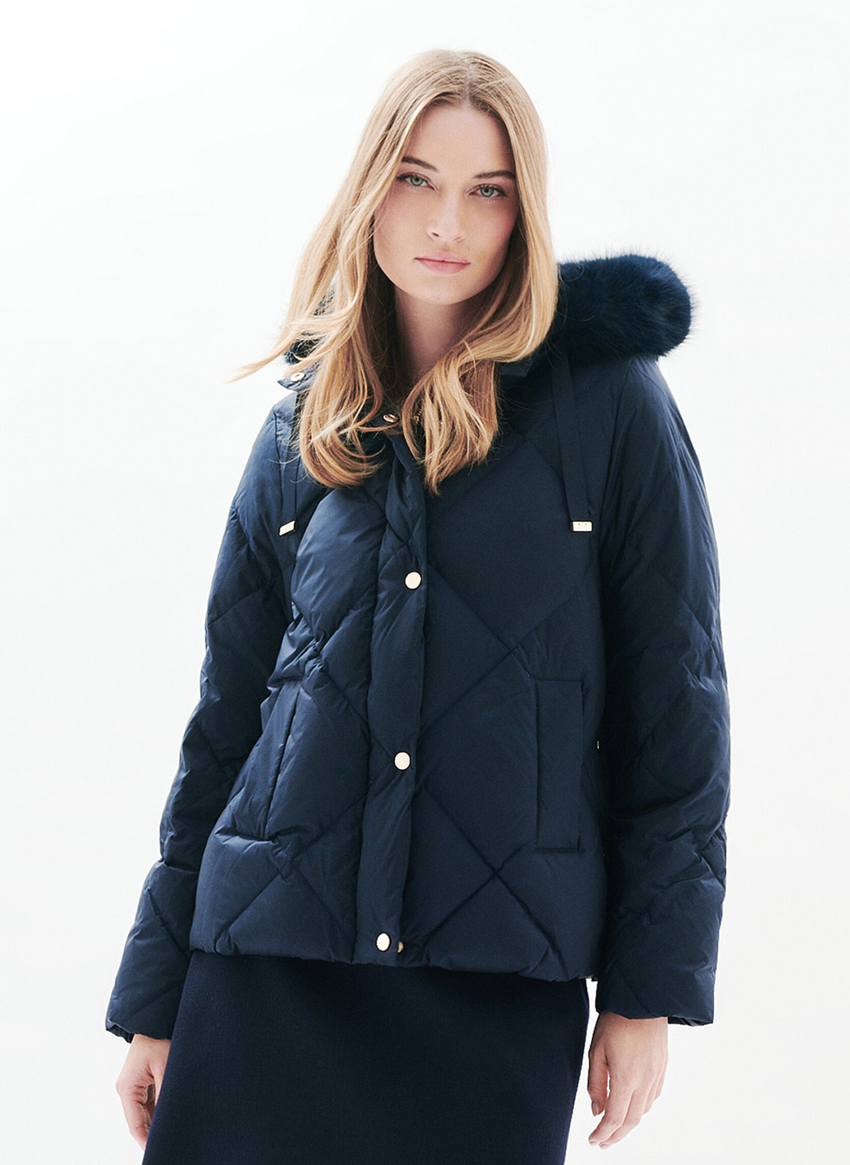 Doudounes 252G-GAVONINE femme bleu Caroll Doudounes 252G-GAVONINE femme bleu Bleu marine