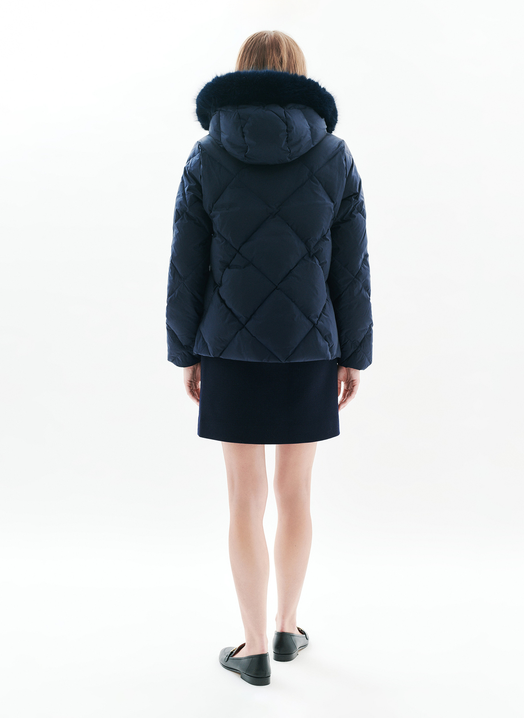 Doudounes 252G-GAVONINE femme bleu Caroll Doudounes 252G-GAVONINE femme bleu Bleu marine