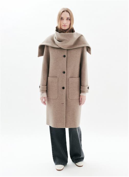 Caroll Manteaux classiques 252G-GENTIANI2 femme marron