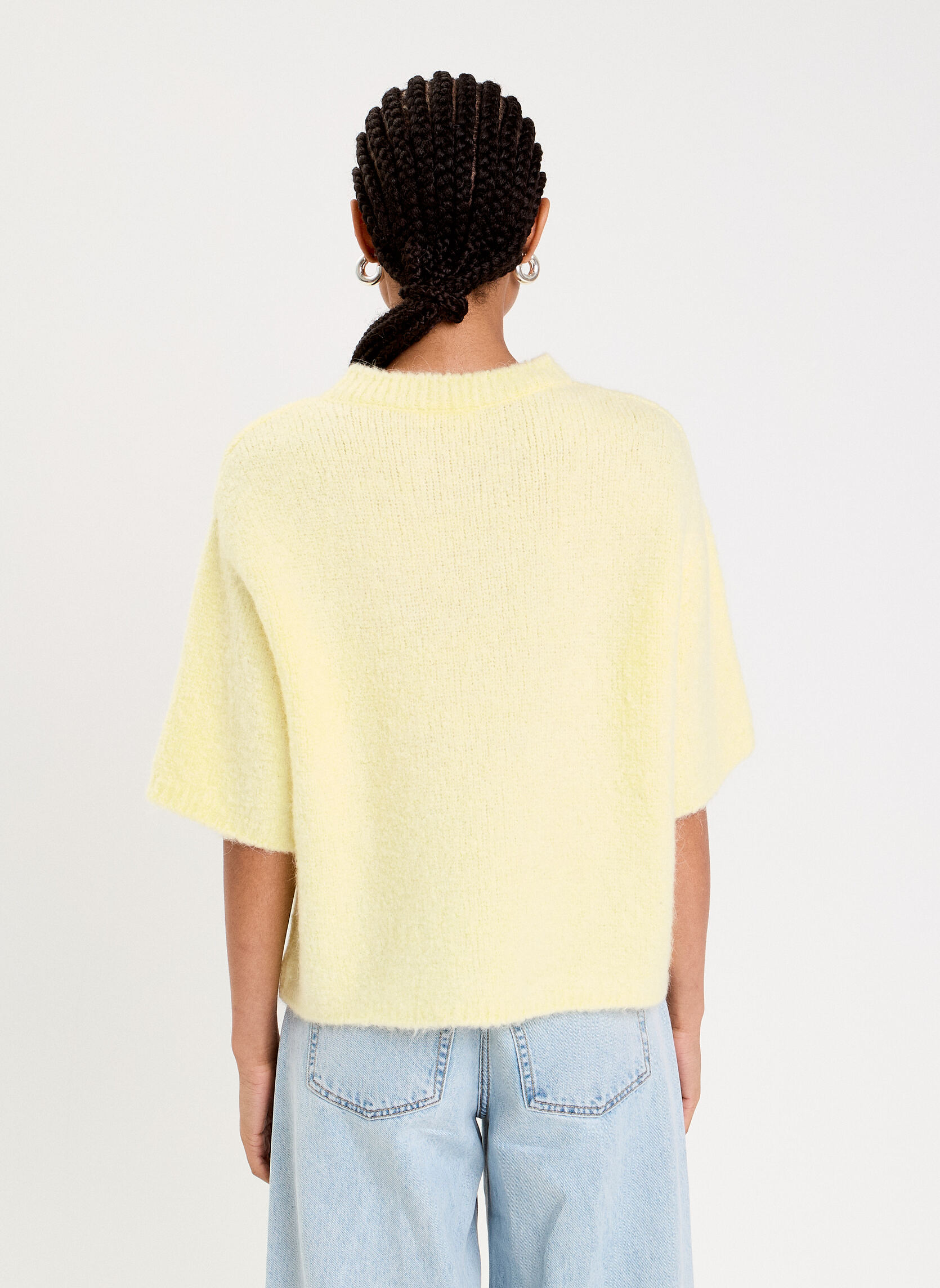 Pulls FLUFFYCOUR femme jaune Cache Cache Pulls FLUFFYCOUR femme jaune Jaune