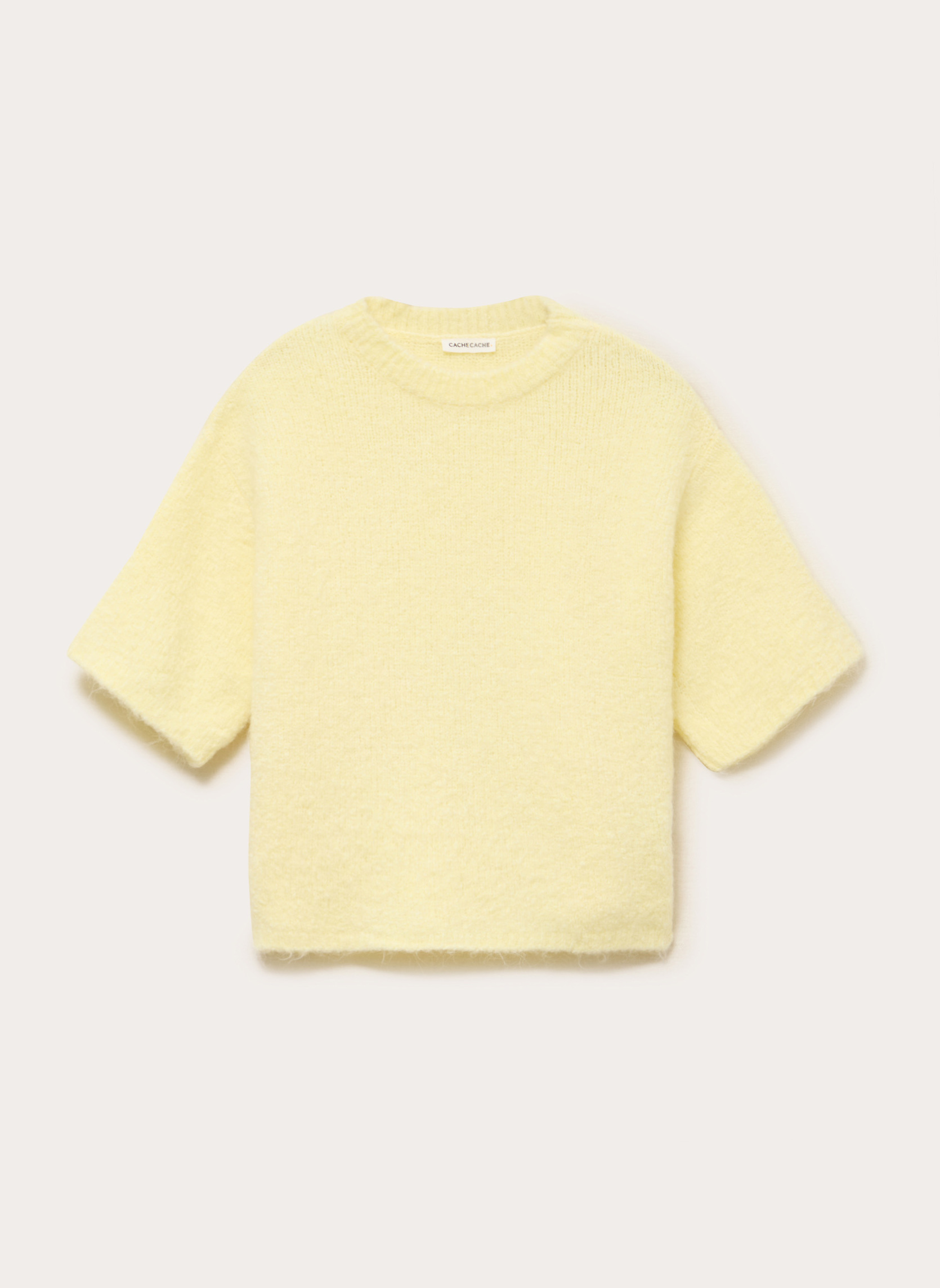 Pulls FLUFFYCOUR femme jaune Cache Cache Pulls FLUFFYCOUR femme jaune Jaune