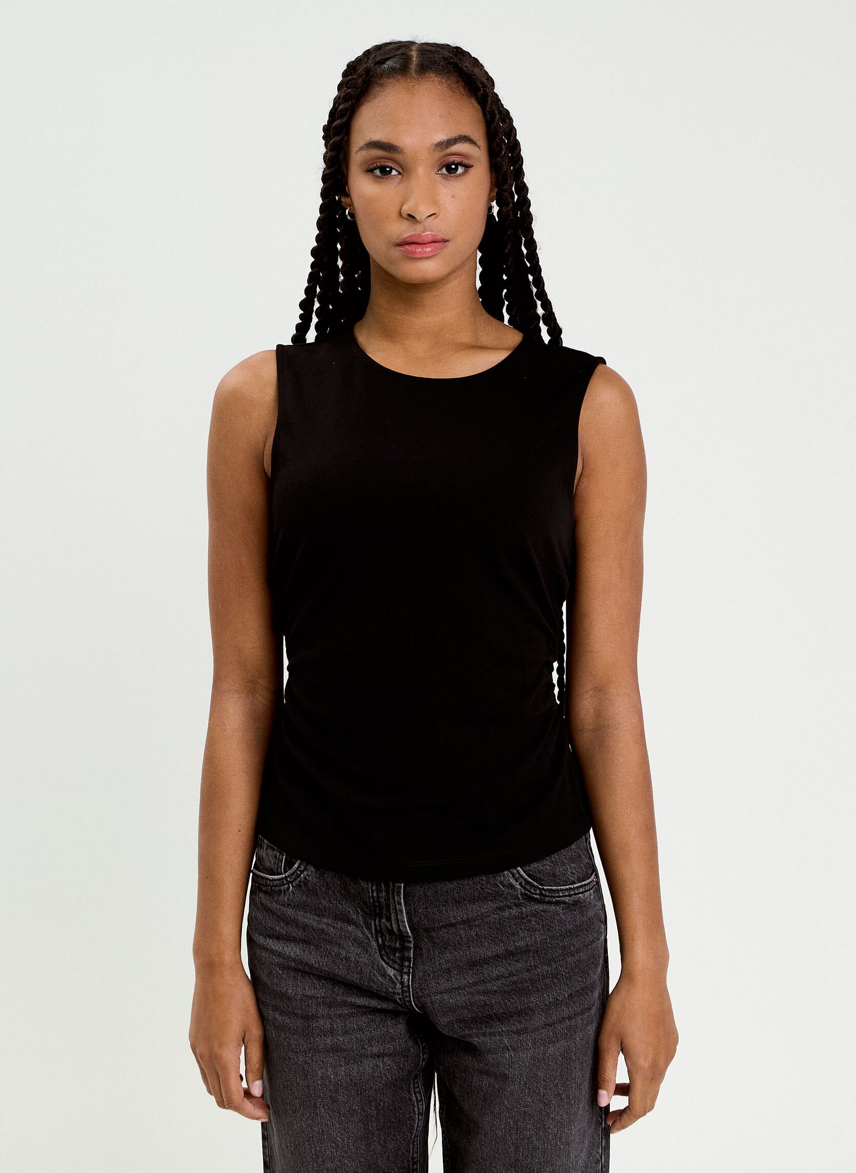 Débardeurs DTOPCREP femme noir Cache Cache Débardeurs DTOPCREP femme noir Noir