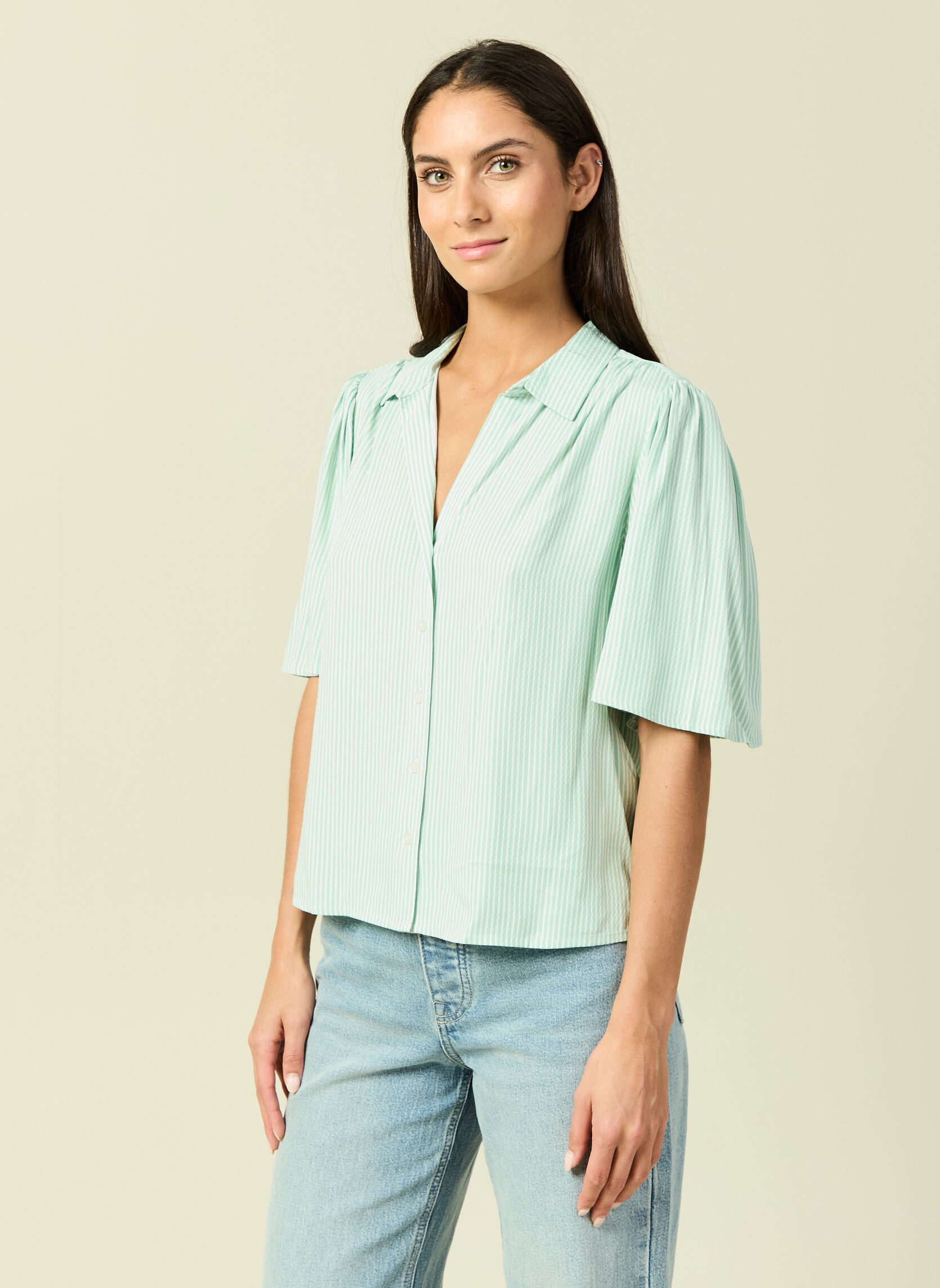 Chemises SWEETCHEMF femme vert Bonobo Chemises SWEETCHEMF femme vert Vert pastel