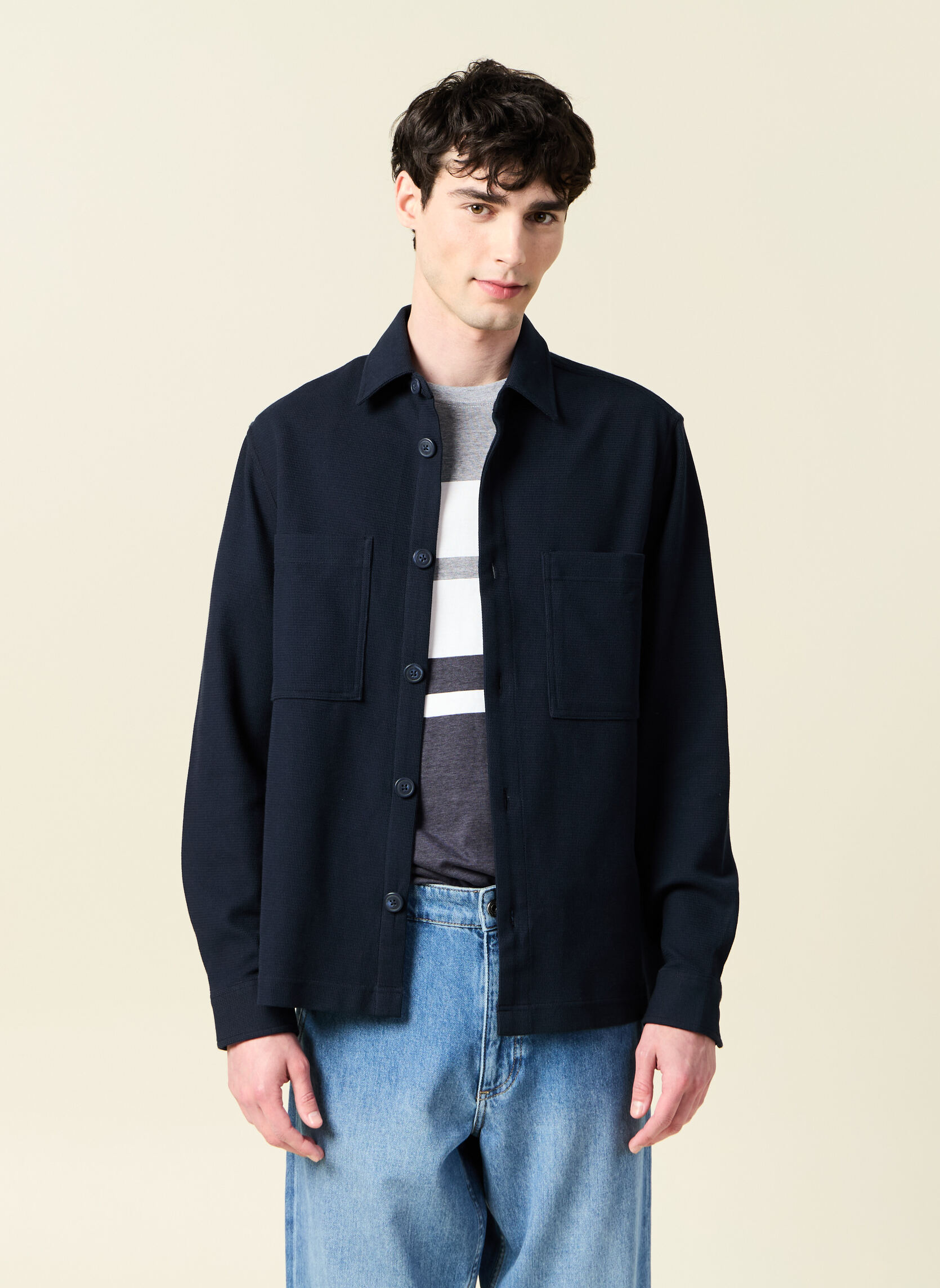 Chemises ESSURMAILLEH homme bleu Bonobo Chemises ESSURMAILLEH homme bleu Bleu marine