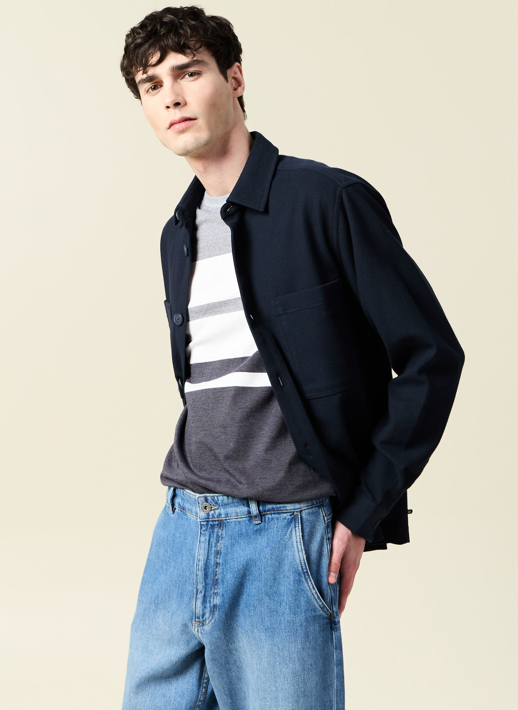 Chemises ESSURMAILLEH homme bleu Bonobo Chemises ESSURMAILLEH homme bleu Bleu marine