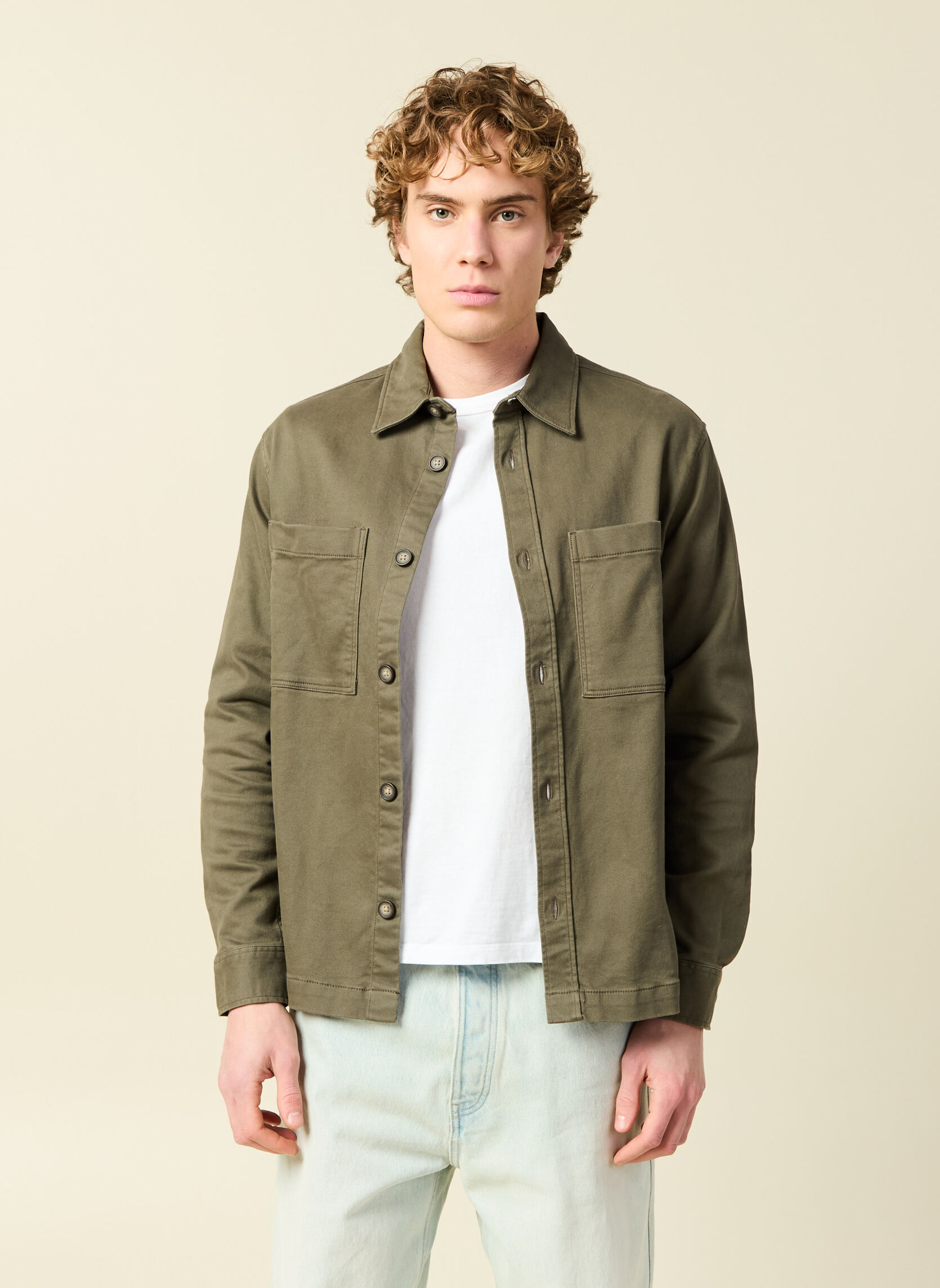 Chemises ESSURCHEM9H homme marron Bonobo Chemises ESSURCHEM9H homme marron Marron clair