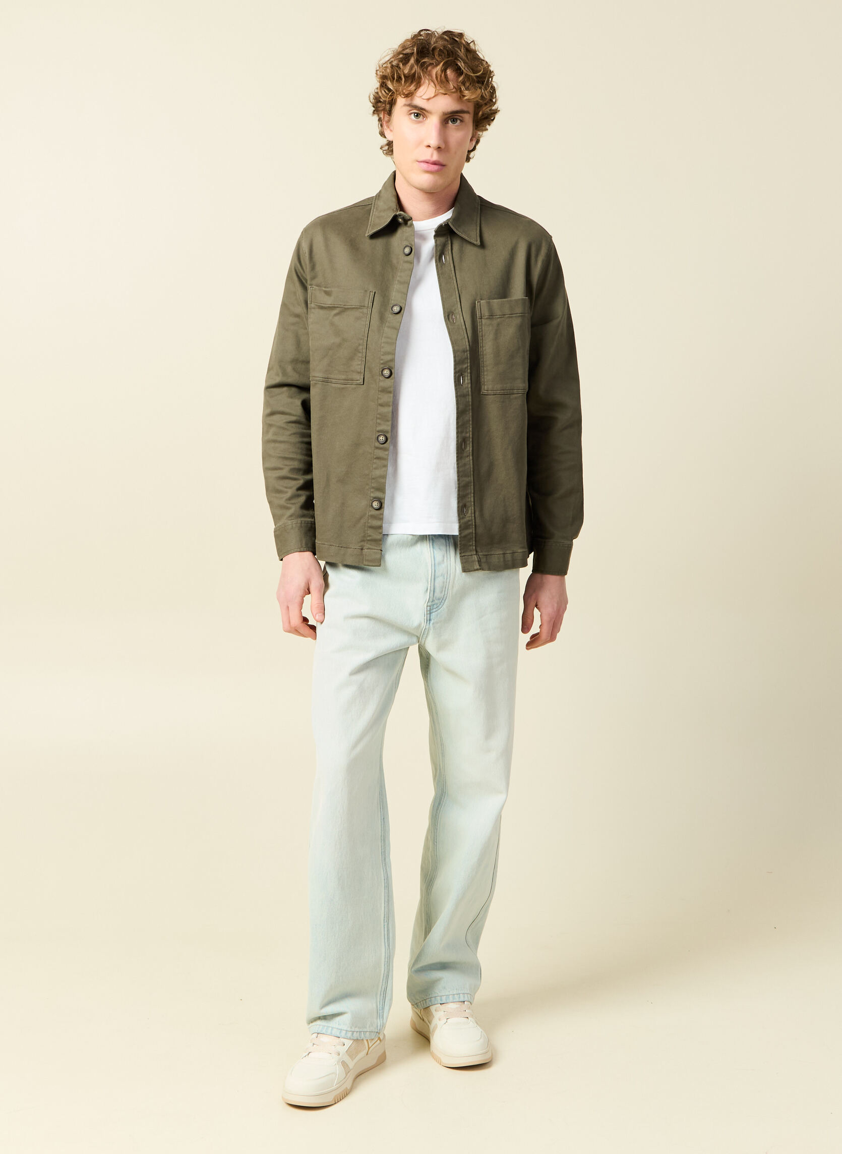 Chemises ESSURCHEM9H homme marron Bonobo Chemises ESSURCHEM9H homme marron Marron clair