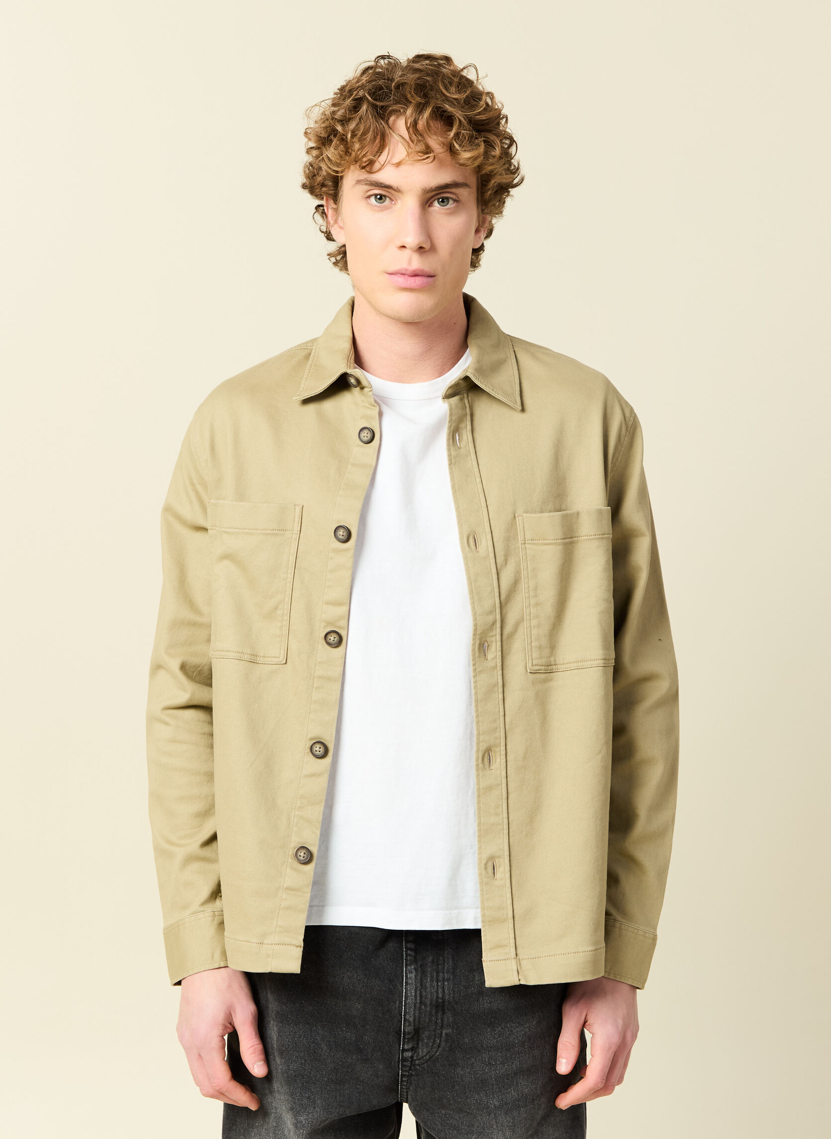 Chemises ESSURCHEM9H homme vert Bonobo Chemises ESSURCHEM9H homme vert Vert olive