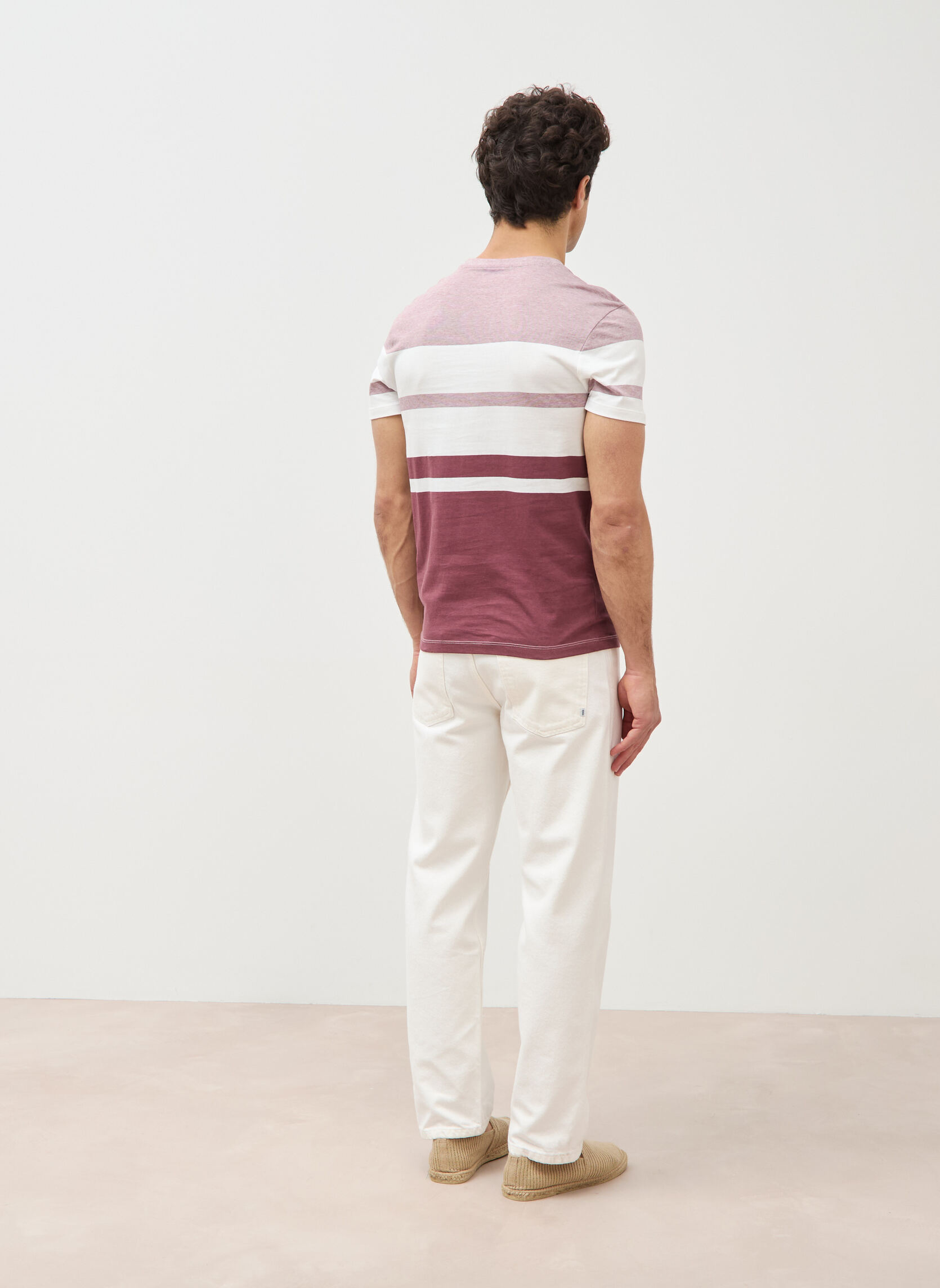 Tee-shirts NEWBLRAY2H homme rose Bonobo Tee-shirts NEWBLRAY2H homme rose Rose foncé