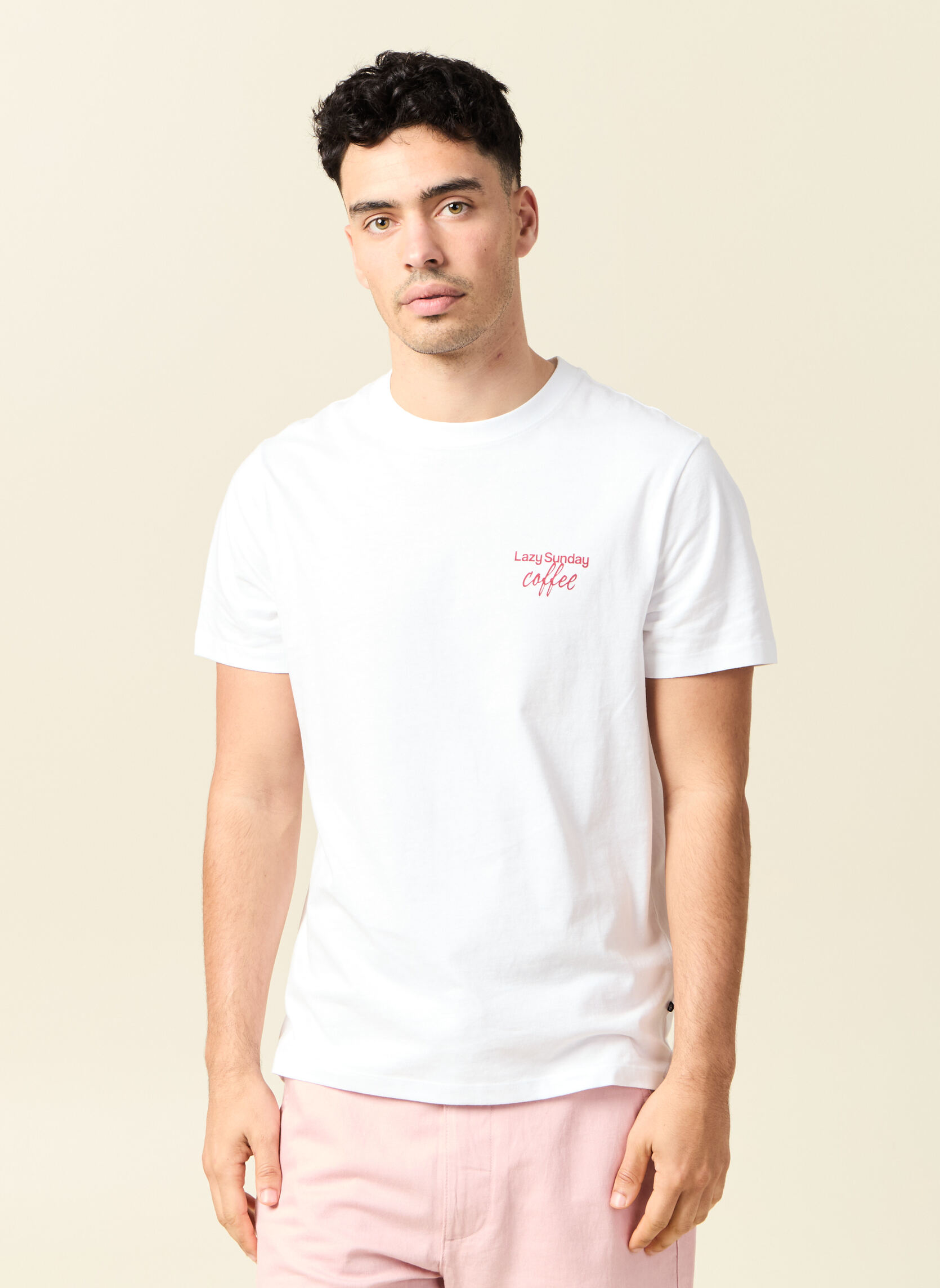 Tee-shirts T-shirts manches courtes - TEELAZYSUN1H homme blanc Bonobo Tee-shirts T-shirts manches courtes - TEELAZYSUN1H homme blanc Blanc