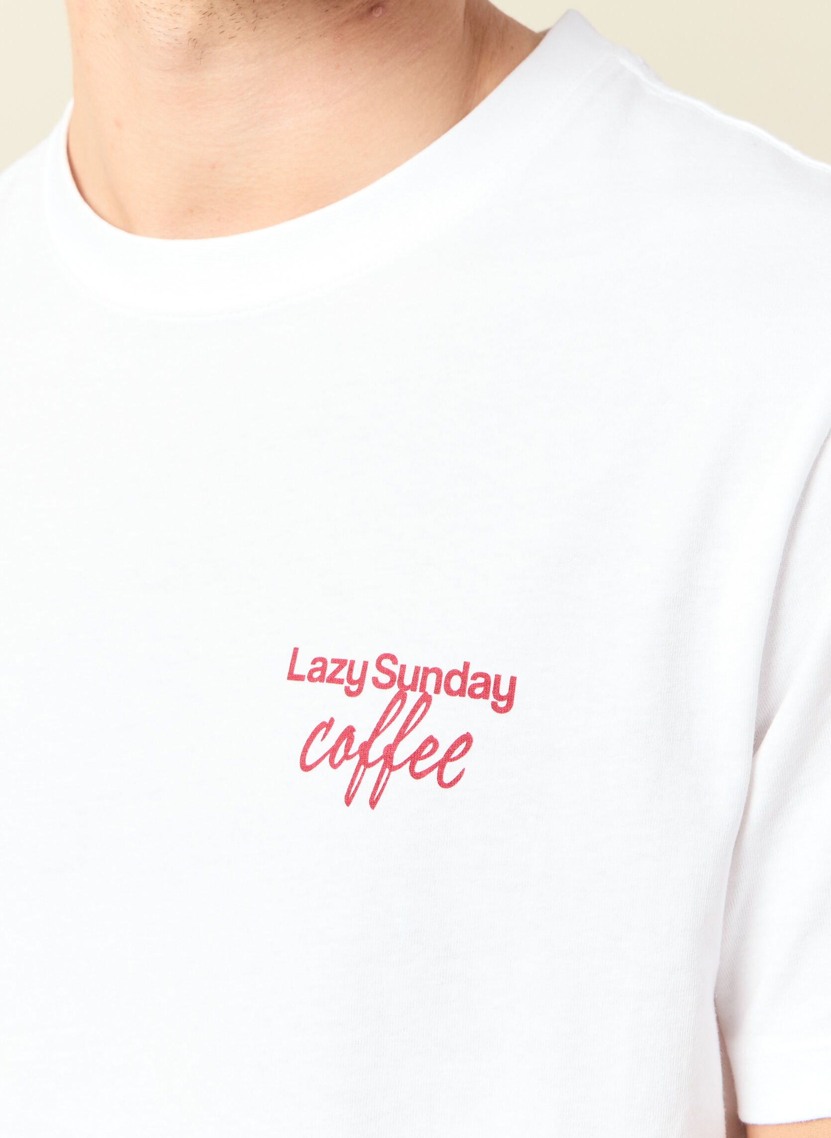 Tee-shirts T-shirts manches courtes - TEELAZYSUN1H homme blanc Bonobo Tee-shirts T-shirts manches courtes - TEELAZYSUN1H homme blanc Blanc