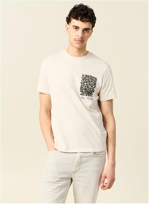 Bonobo Tee-shirts TEEPRINECHOH homme beige
