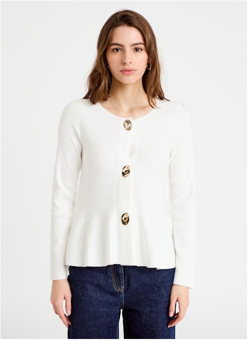 Cache Cache Gilets GREATPEPLUM femme blanc