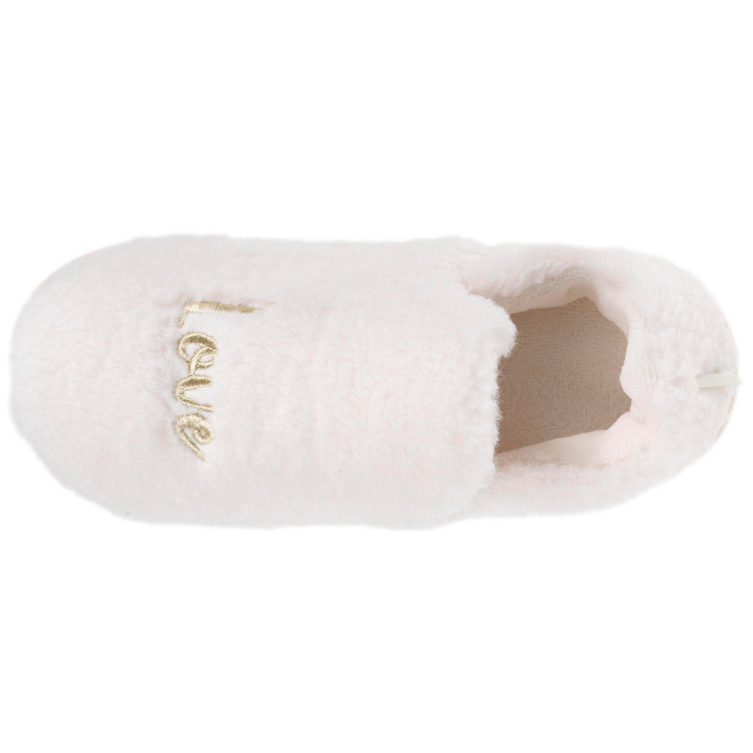 Chaussons Chaussons slippers Femme BLOUP Ivoire femme blanc Isotoner Chaussons Chaussons slippers Femme BLOUP Ivoire femme blanc Blanc