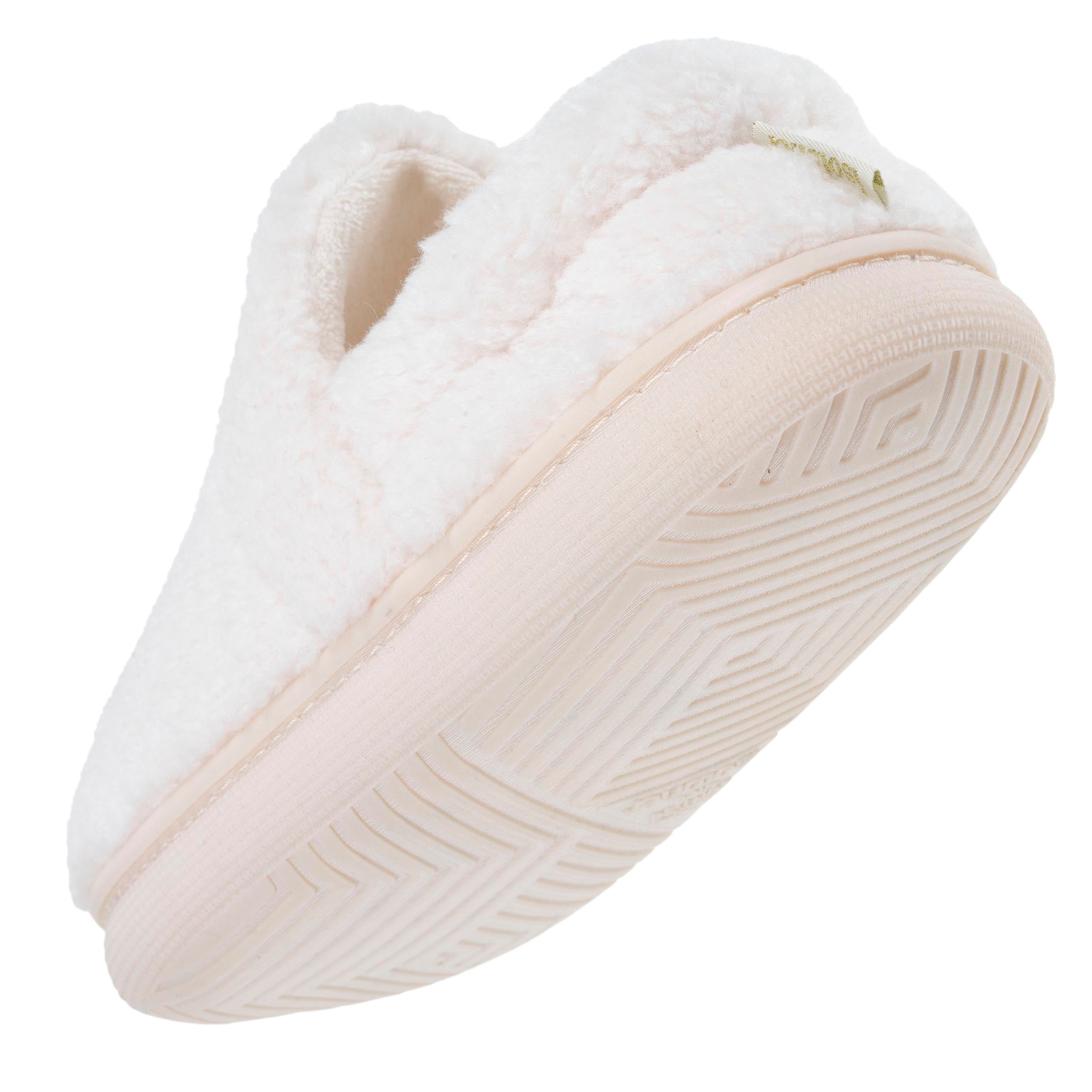 Chaussons Chaussons slippers Femme BLOUP Ivoire femme blanc Isotoner Chaussons Chaussons slippers Femme BLOUP Ivoire femme blanc Blanc