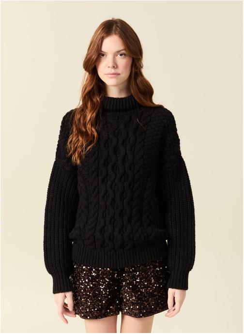 Bonobo Pulls COLRONEWF femme noir