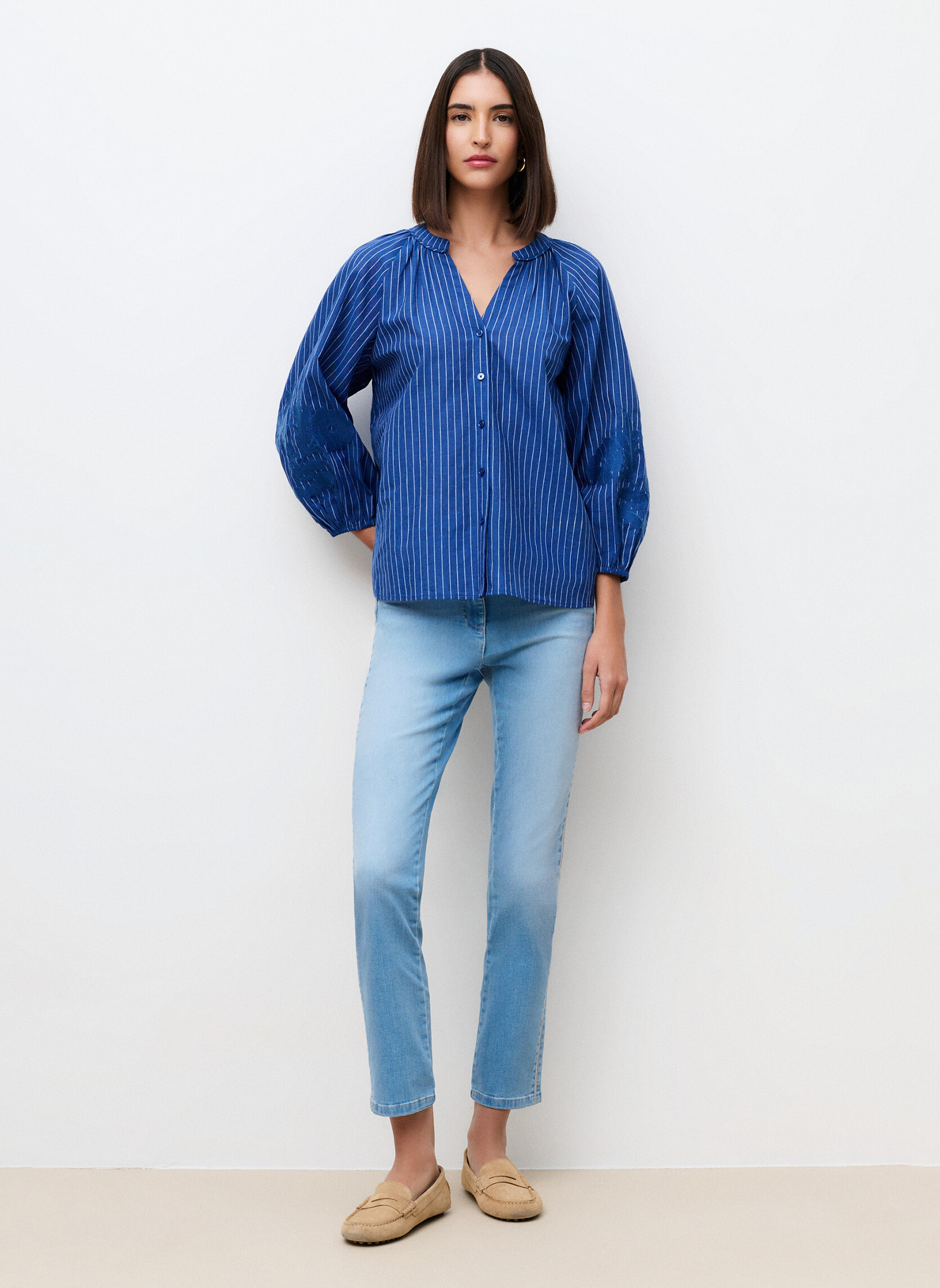 Chemises 261C-CAUBIERAYEE femme bleu Caroll Chemises 261C-CAUBIERAYEE femme bleu Bleu marine