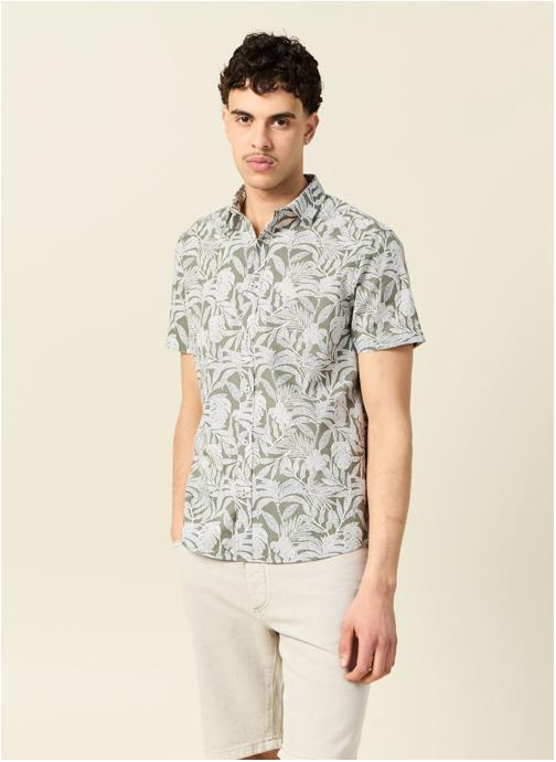 Bonobo Chemises MEASLUBAOPH homme vert