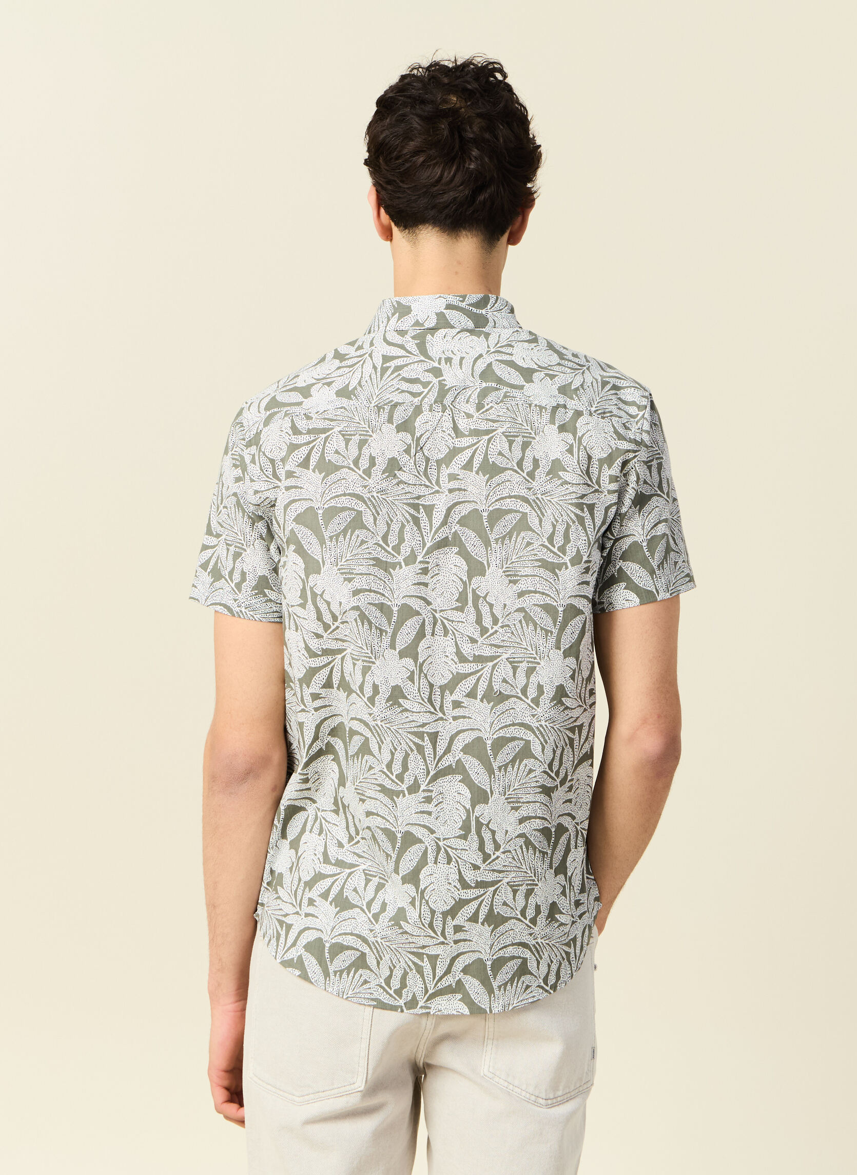 Chemises MEASLUBAOPH homme vert Bonobo Chemises MEASLUBAOPH homme vert Kaki