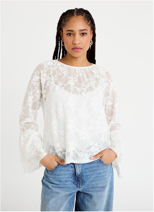 Cache Cache Blouses LBLOUSEDENTE femme blanc