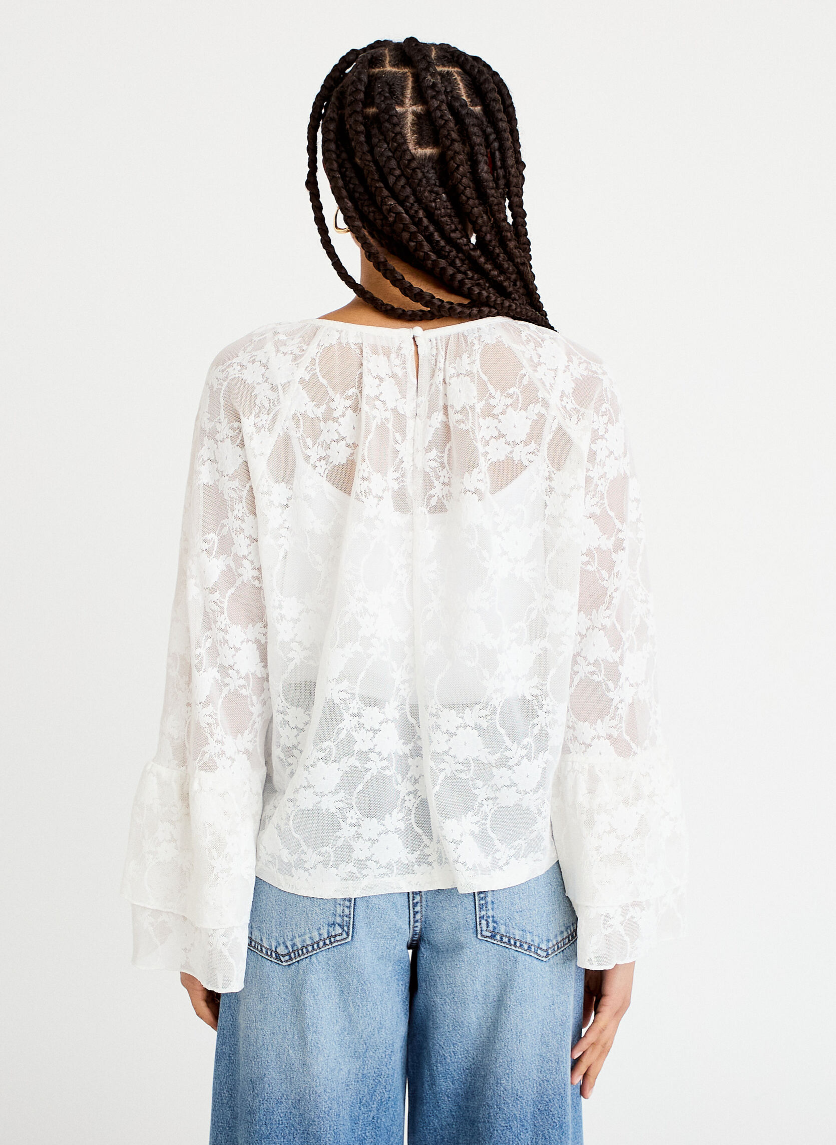 Blouses LBLOUSEDENTE femme blanc Cache Cache Blouses LBLOUSEDENTE femme blanc Blanc