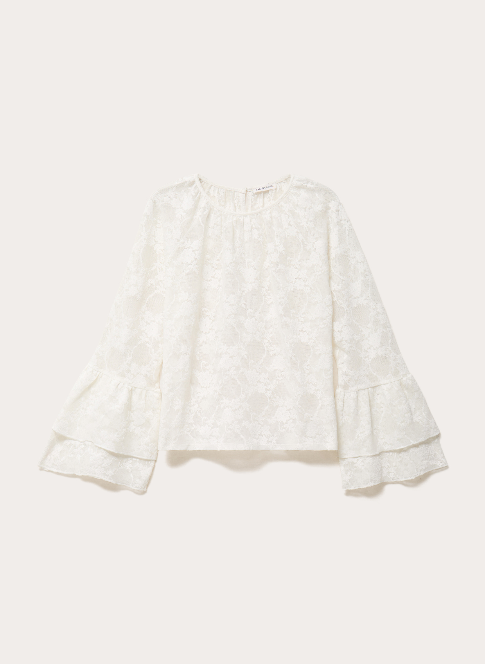 Blouses LBLOUSEDENTE femme blanc Cache Cache Blouses LBLOUSEDENTE femme blanc Blanc