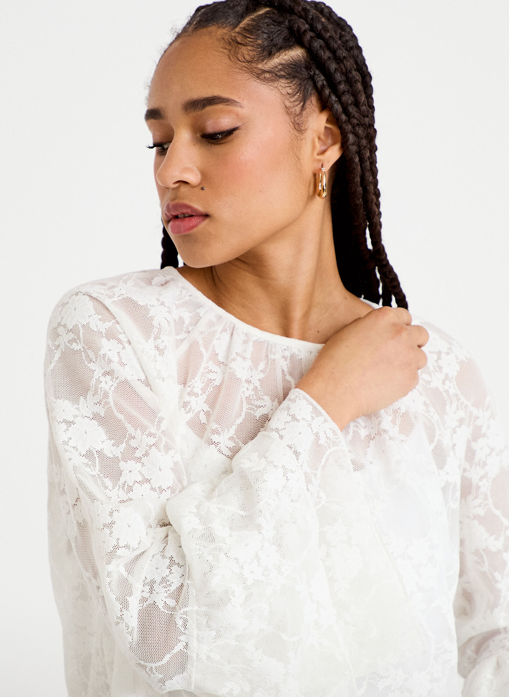 Blouses LBLOUSEDENTE femme blanc Cache Cache Blouses LBLOUSEDENTE femme blanc Blanc