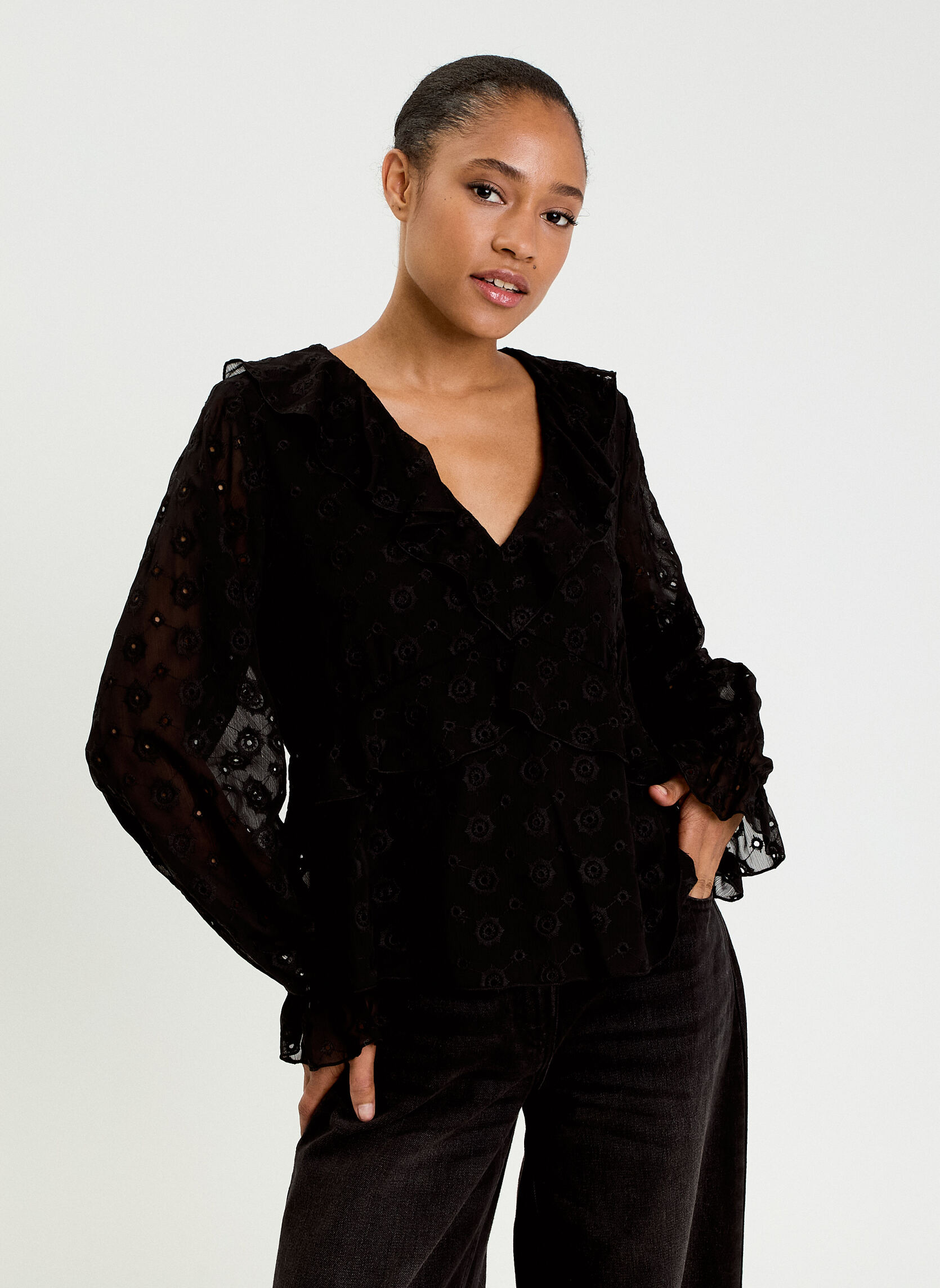 Blouses BLOUDOLL femme noir Cache Cache Blouses BLOUDOLL femme noir Noir