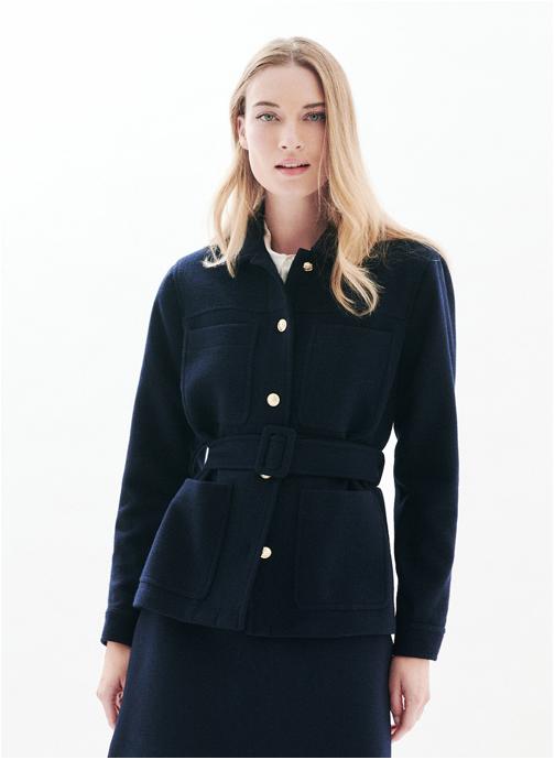 Caroll Vestes de costume 252V-VELLY femme bleu