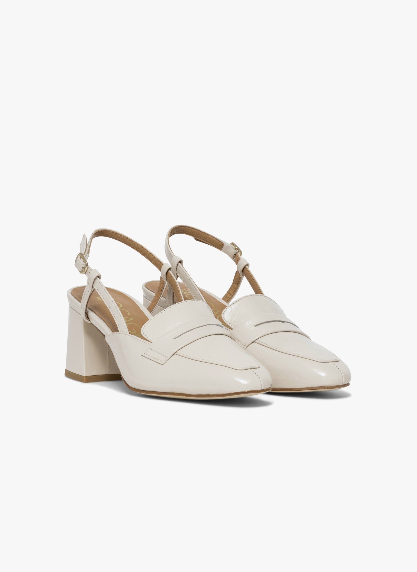 Escarpins DORINE femme beige Bocage Escarpins DORINE femme beige Ecru