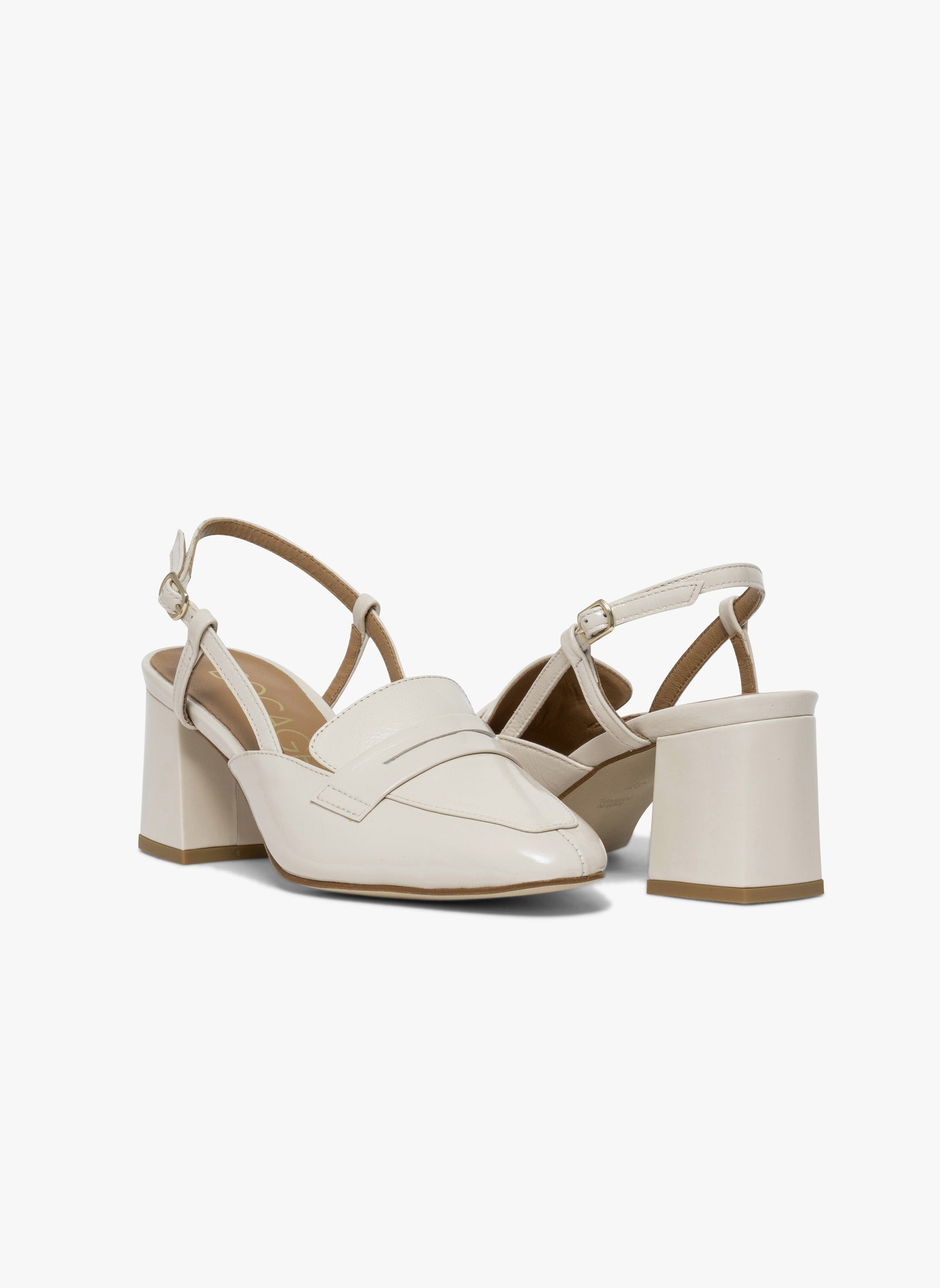 Escarpins DORINE femme beige Bocage Escarpins DORINE femme beige Ecru