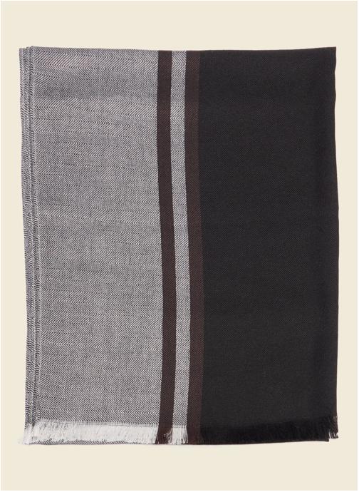 Bonobo Echarpes FOSTRIPNEWH homme noir