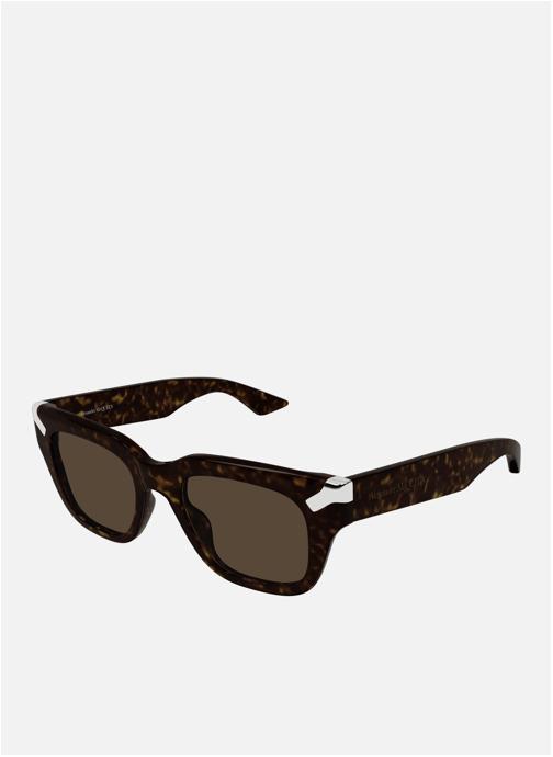 Alexander McQueen Lunettes de soleil homme marron