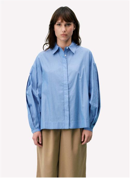 FRNCH Chemises LIBELLULE femme bleu
