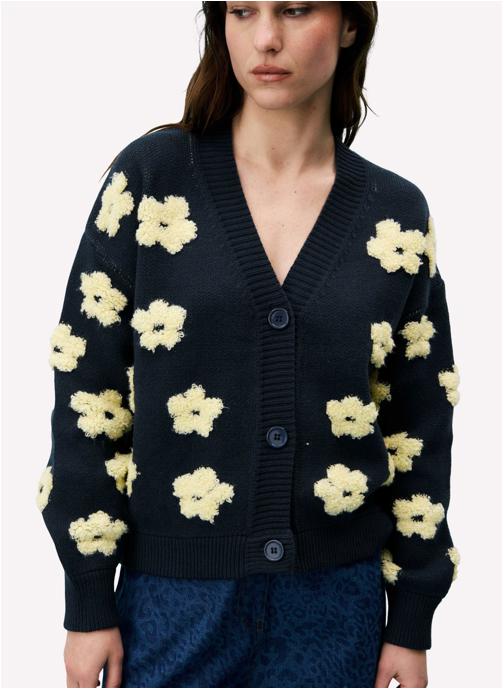 FRNCH Gilets BERGENIA femme bleu