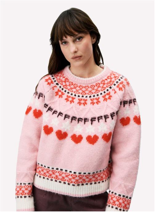 FRNCH Pulls ALOUETTE femme rose