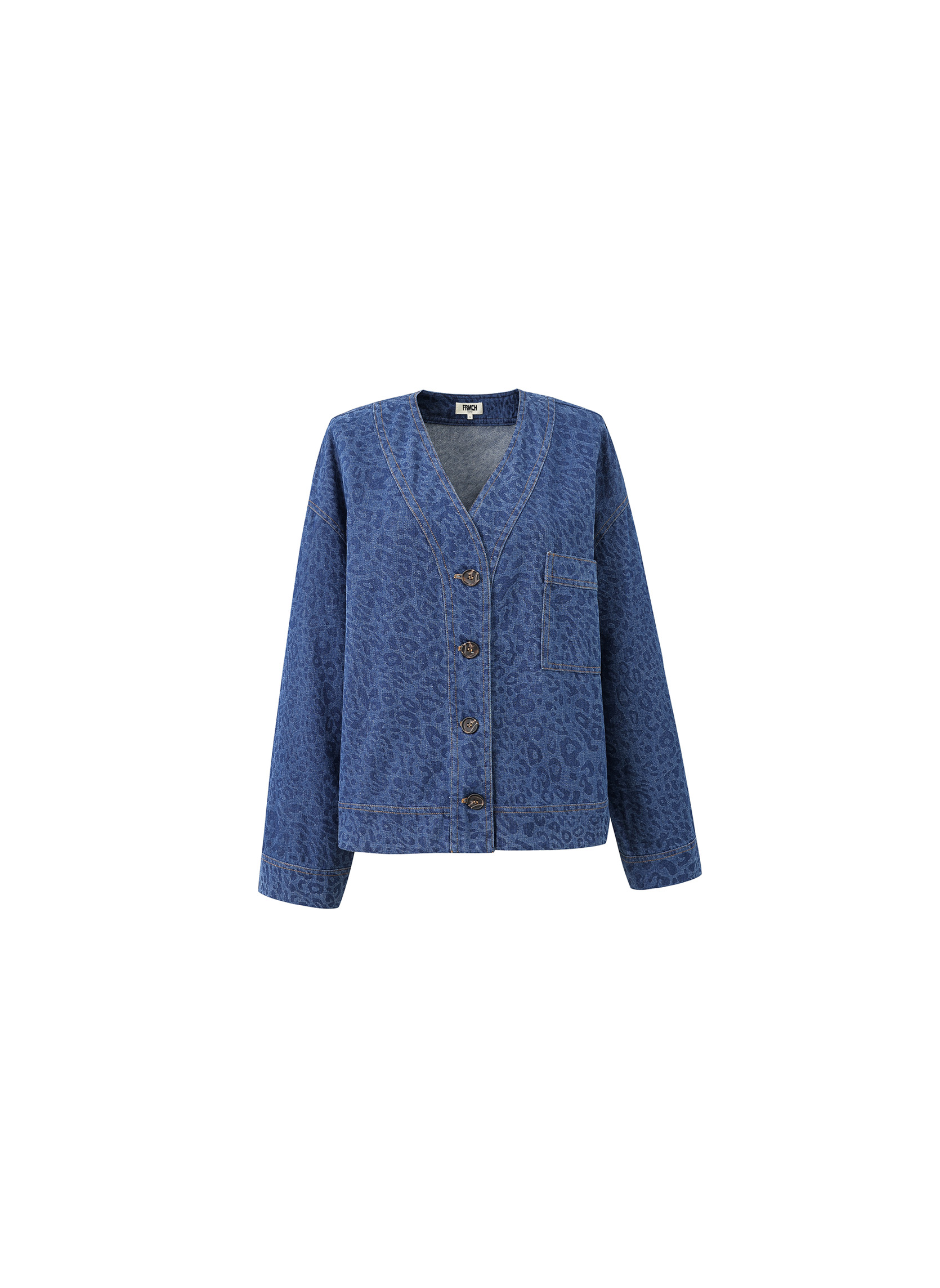 Vestes BRUNELLE femme bleu FRNCH Vestes BRUNELLE femme bleu Bleu denim
