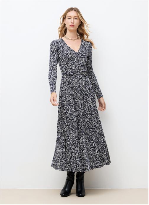 Caroll Robes 261R-RSHANY femme bleu