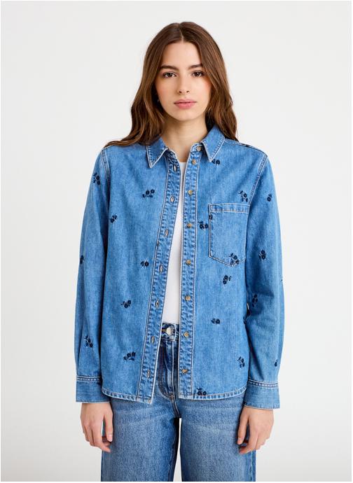 Cache Cache Chemises CHEDENBRODY femme bleu
