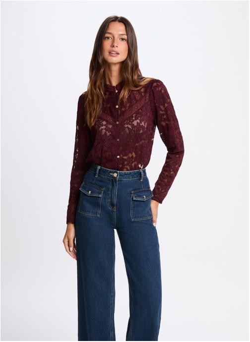 Morgan Tops 261-TINA femme violet