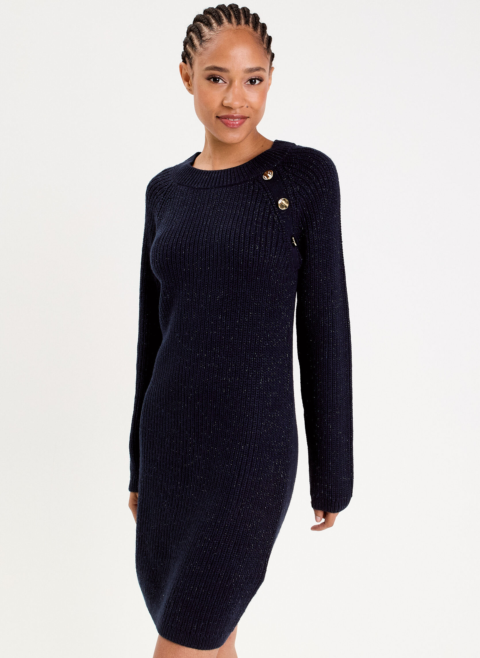 Robes DRESSPULNEW femme bleu Cache Cache Robes DRESSPULNEW femme bleu Bleu marine