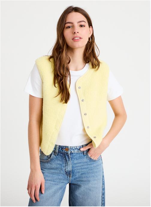 Cache Cache Gilets DSHERPMILK femme jaune