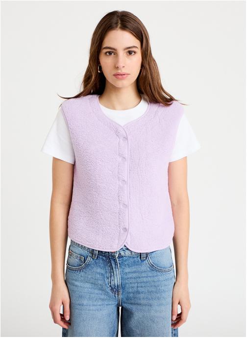 Cache Cache Gilets DSHERPMILK femme violet