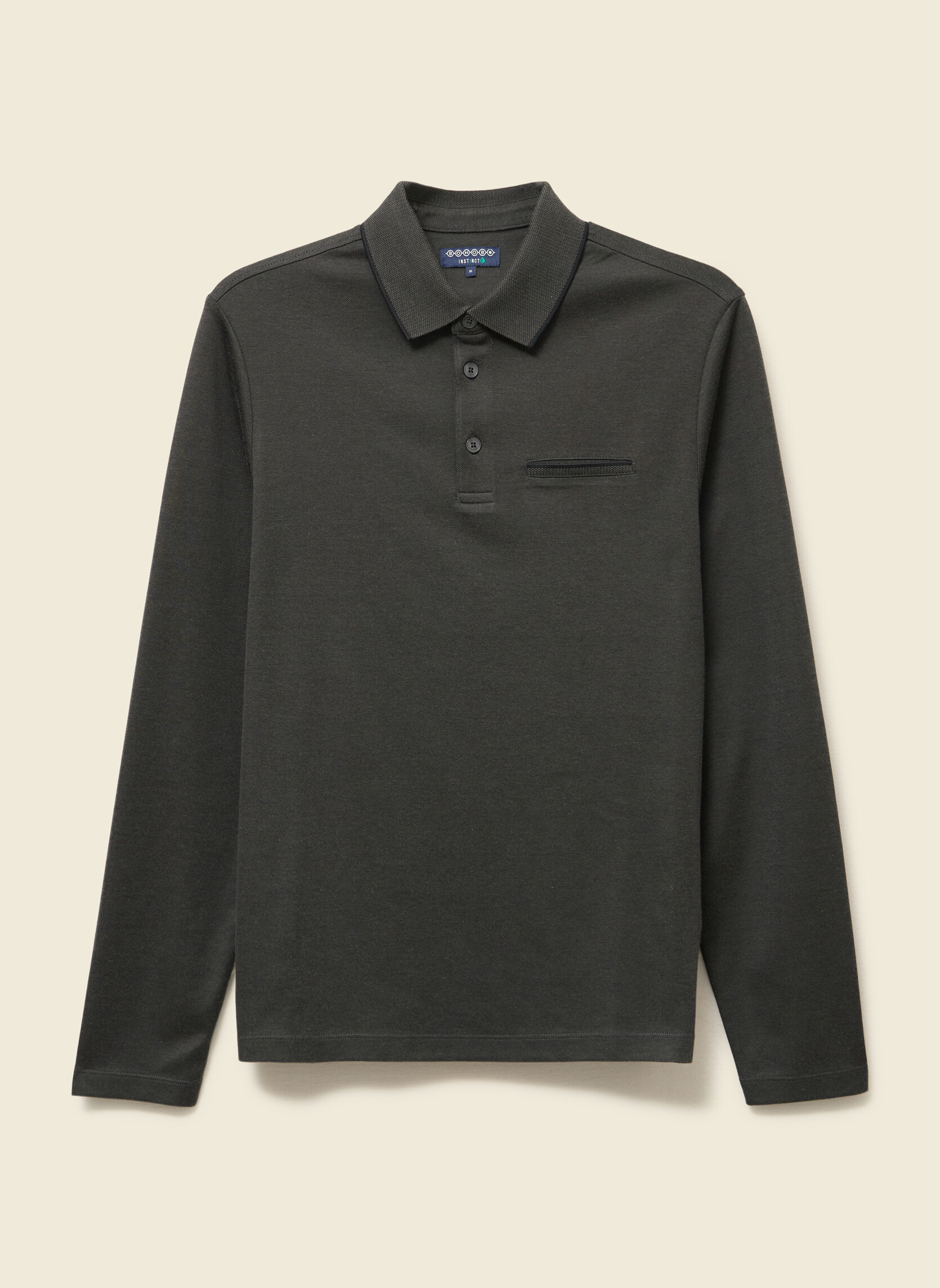 Polos POLFANCYMLH homme noir Bonobo Polos POLFANCYMLH homme noir Noir