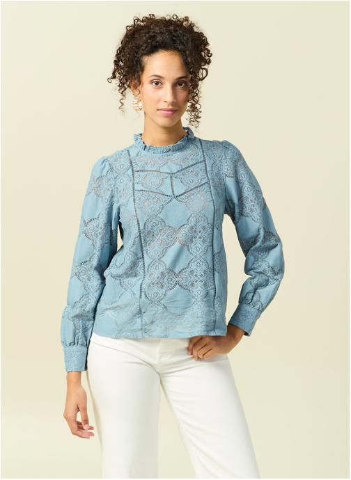 Bonobo Chemises ROMACHEMF femme bleu