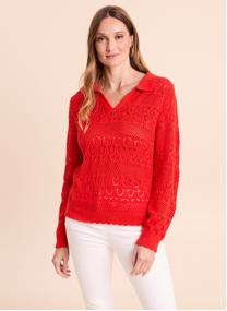 Pulls MIPOLAJOUR femme rouge Bréal Pulls MIPOLAJOUR femme rouge Rouge