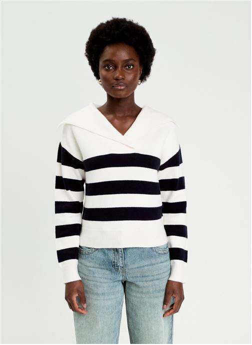 Cache Cache Pulls POLOVAREUSE femme blanc