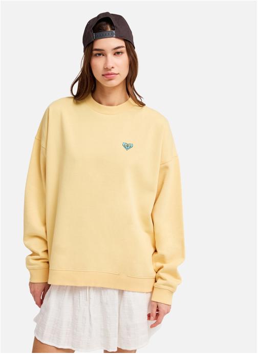 Roxy Sweats à capuche Lineup Oversized femme jaune
