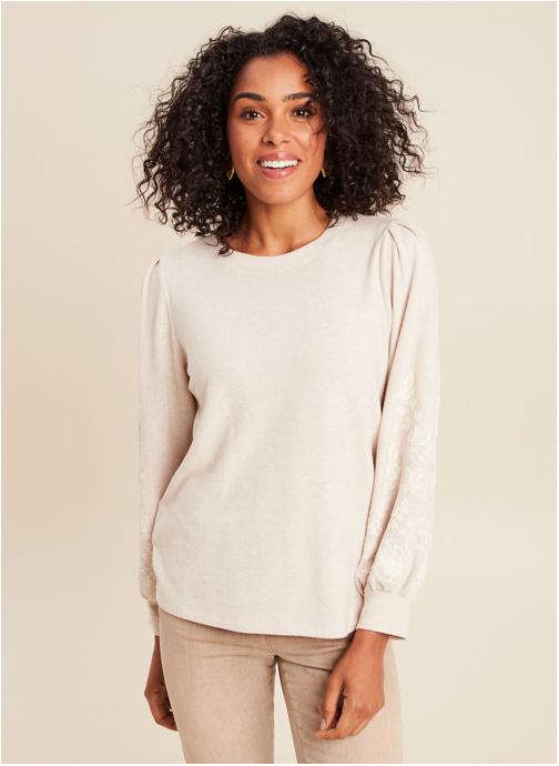 Bréal Sweats à capuche TICHOBLOOM femme beige